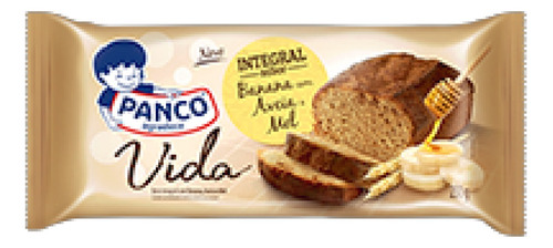 Bolo Panco Vida de banana com aveia e mel em pacote 250 g