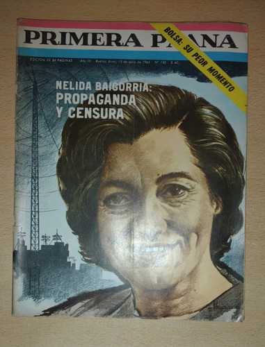 Revista Primera Plana N°140 Julio De 1965