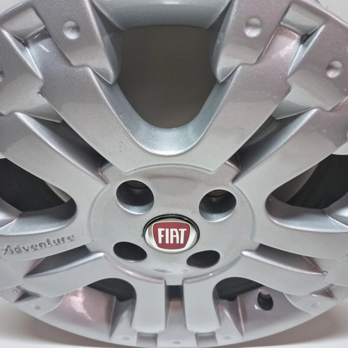Roda Fiat Doblo Strad Palio Adventure Aro 15 ®18210 Cor Prata