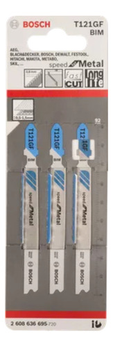Hoja De Calar Bosch T121gf 3und