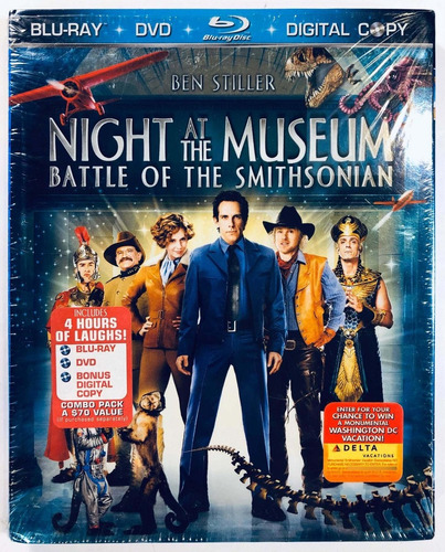 Una Noche En El Museo -batalla En El Smithsonian- Blu Ray