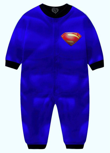 Macacão Pijama Personagens Super Herois Infantil