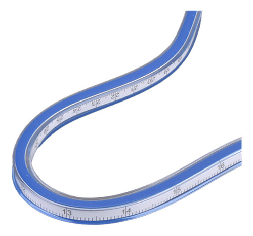 1 Pcs Curva De Plástico Flexible Regla De Regla Drawing