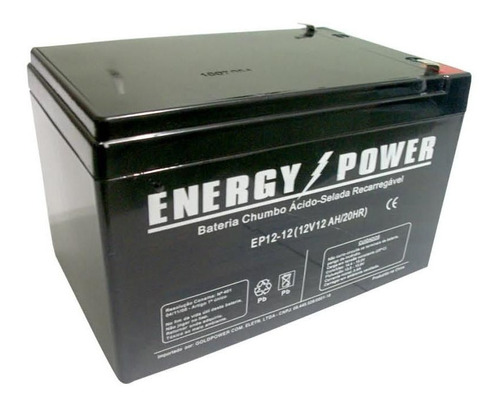 Bateria 12v 12ah Energy Power Selada