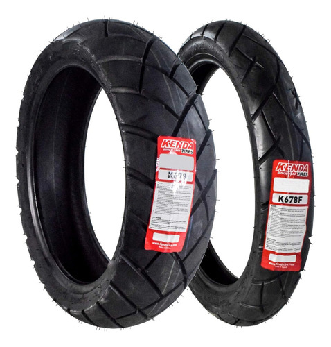 Par Pneu Kenda K678 90/90b21 + 170/60b17 S/camara