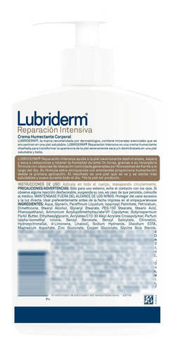 Lubriderm® Reparación Intensiva X 750 Ml