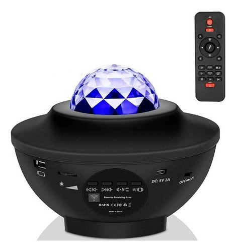 Proyector De Galaxia Estrellas Led Y Sonido Bluetooth