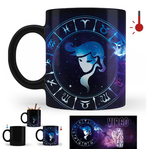 Imagen 2 de 3 de Taza Mágica Caballeros Del Zodiaco Virgo