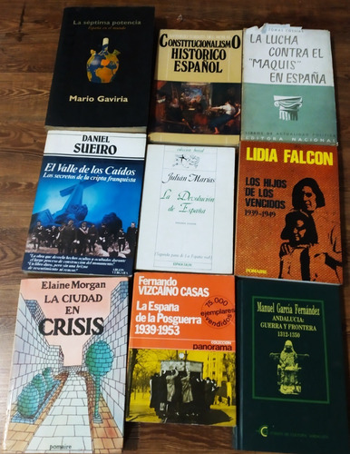 Historia Española. Espectacular Lote 9 Libros Imperdible