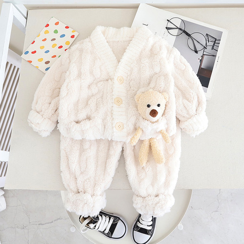 Conjunto De Pijama De Invierno Para Niños De Dos Piezas Engr