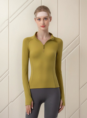 Chaqueta Deportiva Con Funda Y Cuello Alto Para Mujer