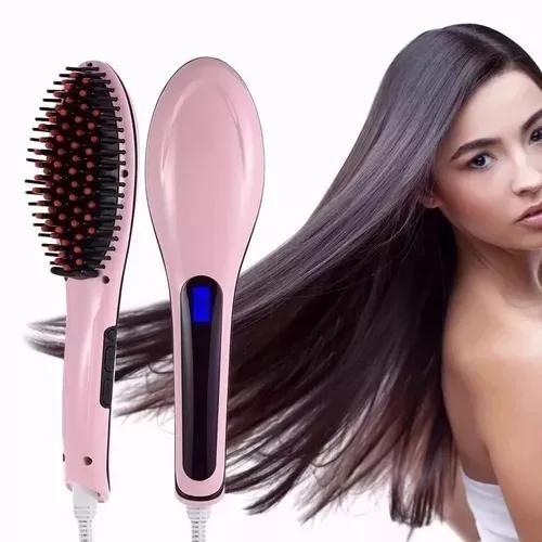 Plancha Cepillo Alisador Pelo Cabello Alambrica 200 Grados