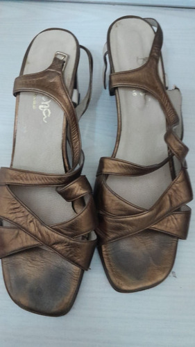 Sandalias De Fiesta Cobre Bettina N39