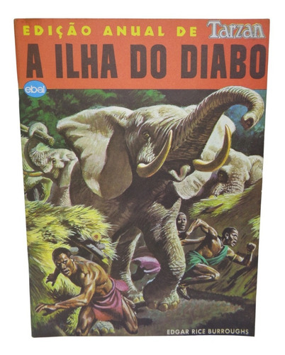 Hq Edição Anual De Tarzan A Ilha Do Diabo 1981 Ebal