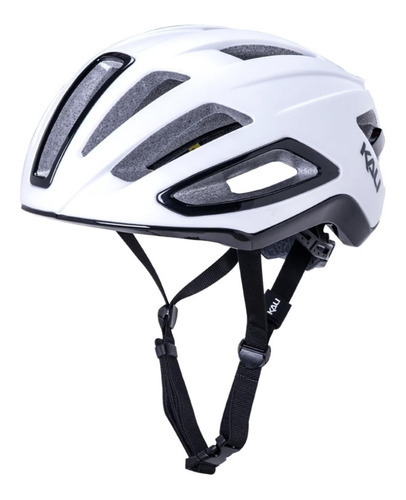 Casco Para Ciclismo Kali Uno Color Blanco/Negro Talla L/XL