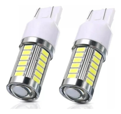 Par De Faros Led 7443 Con Lupa 33 Leds 