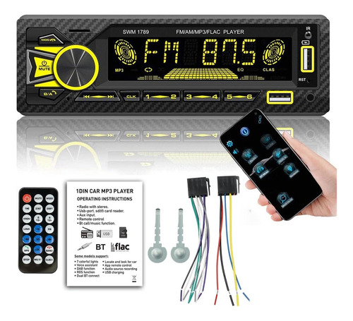 Auto Estereo Coche Reproductor Mp3 Radio ,2 Usb, Manos Libre