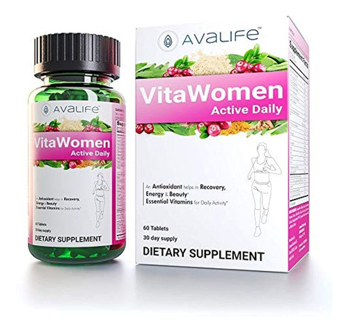 Avalife Vitawomen Active Daily - Multivitamínico Para Mujere