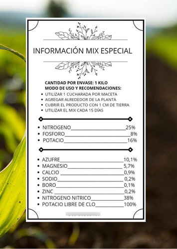 Fertilizante Casa Verde Mix Especial Mejorado