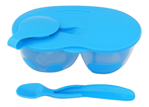 Set Doble De Alimentación Azul, Fisher Price