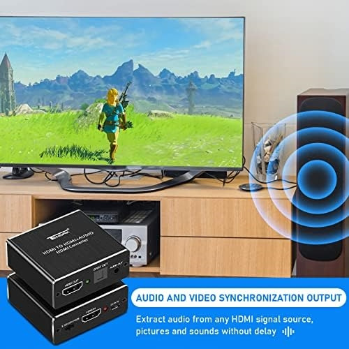 Tendak 4k X 2k Hdmi A Hdmi Y Toslink Óptico Spdif + Converti