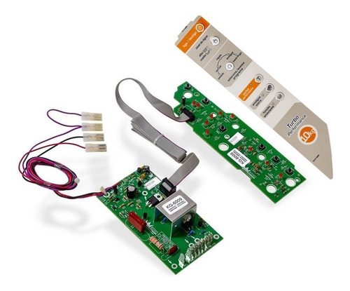 Imagem 1 de 6 de Placa Potência Interface E Adesivo Lavadora Bwg10a