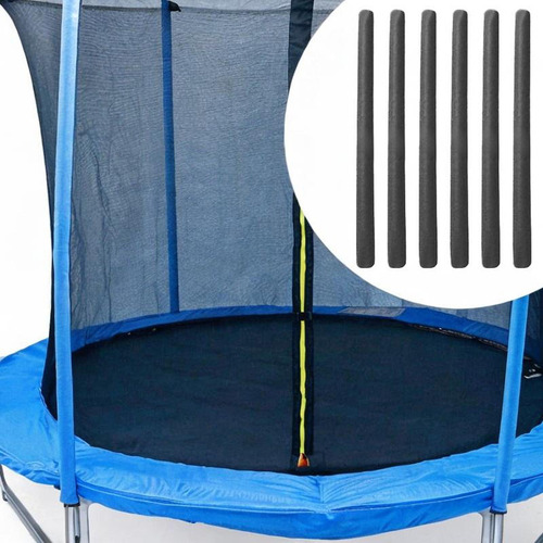 Mangas De Espuma De Trampolín De 6 Piezas Espuma De Negro