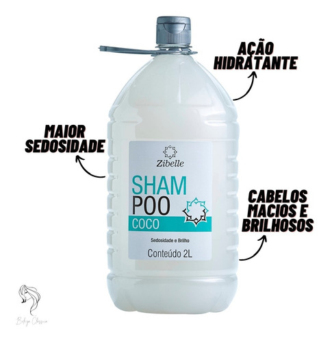 Kit Salão De Beleza Coco 1 Condi + 1 Shampoo 2l Zibelle