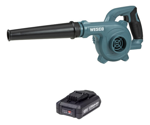 Soprador De Folhas Wesco Ws2942 + 1 Bateria 2ah 18v S/carreg