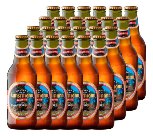 Pack 24 Cervezas Kunstmann Torobayo Botellin 330cc
