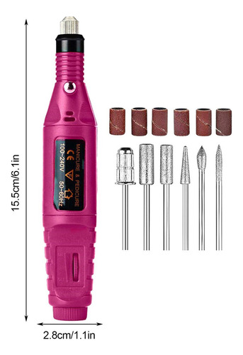 Taladro Para Uñas Taladro De Uñas Taladro De Uñas Portátil