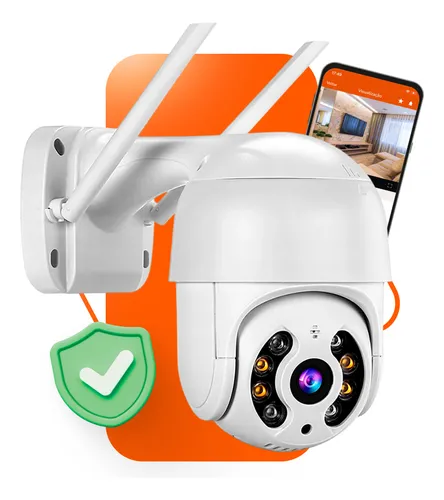 Câmera Segurança WiFi Externa Maxnova Speed Dome 1080p Infravermelho IP66