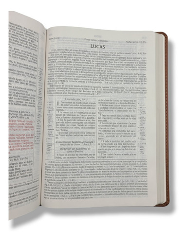 Imagen 10 de 10 de Biblia De Estudio Scofield 1960 Imit Piel Verde Con Cafe