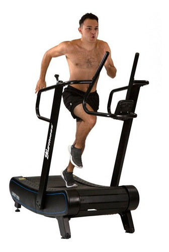 Imagen 4 de 4 de Caminadora mecánica UniFitness UNIF-900 negra