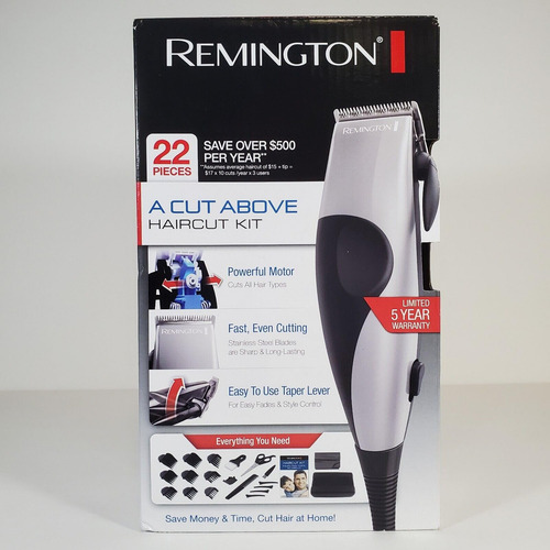 Kit De Corte De Cabelo Remington Hc-80 Precision 22 Peças Co