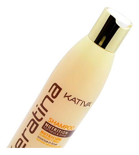 Shampoo Nutrición Sin Sulfatos Keratina X 250ml Kativa
