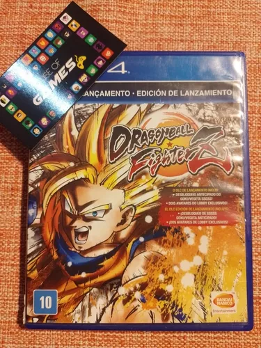 Dragon Ball Fighter Z Ps4 Mídia Física Lacrado Em Português - PlayGamesShop