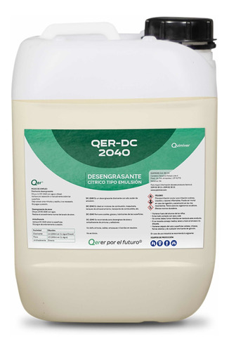 Desengrasante Cítrico Grasa Pesada Qer Dc2040 4lts