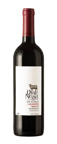 Vino Tinto Oveja Negra Reserva Carmenere Merlot 750 Ml