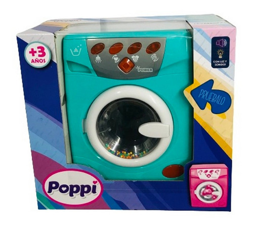 Lavarropas Infantil Poppi Con Luz Y Sonido Ar1 7129 Ellobo