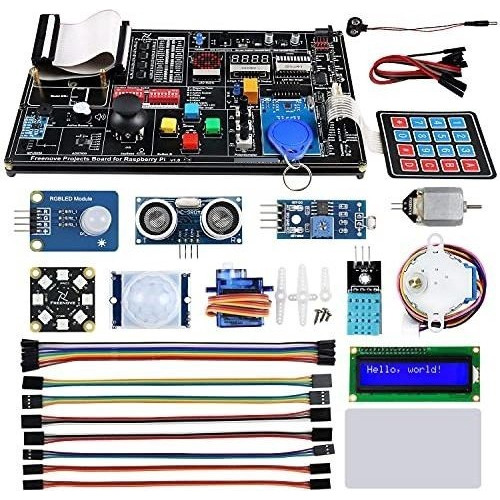 Kit De Programacion Freenove Para Raspberry Pi 4 -negro