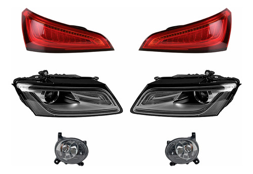 Faros + Nieblas + Calaveras (6 Piezas) Q5 2013-2016 Depo