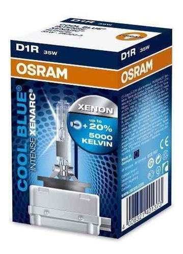 Bombillo Osram D1r 35w Hid Altas Con Balasto(5000k) Luz Azul