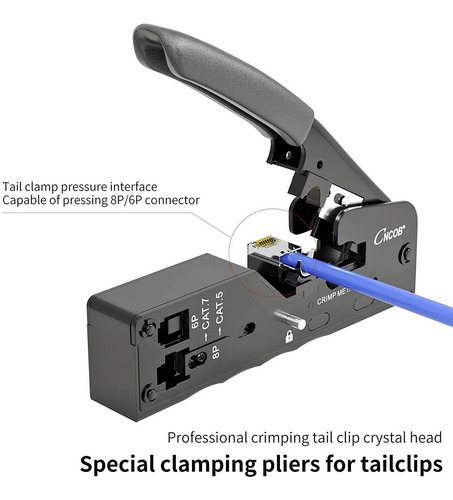 Herramienta De Crimpado Rj45 Rj11 6prj12 8prj45 Herr...