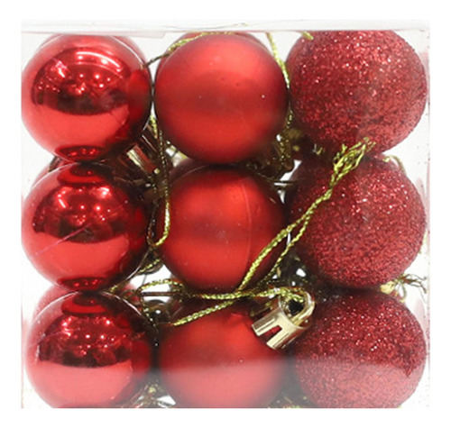3 X 24x Adornos De Bolas Colgantes Para Árbol De Navidad,