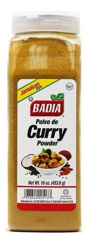 Curry En Polvo 453,6g. Badia