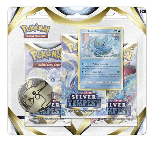 Pokémon Tcg Sword & Shield Silver Tempest Manaphy