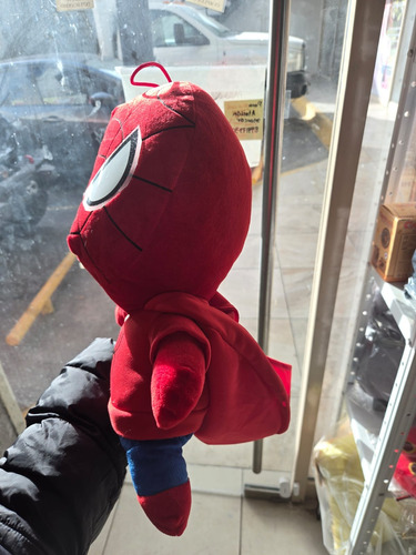 Peluche Spiderman Hombre Araña Spidey Colgante Capucha Niño