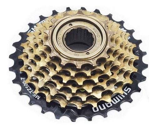 Catraca 7v Shimano Tourney Tz500 14/28 Corrente Kmc Z7 3x7v