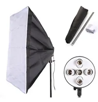 Comprar Softbox 60x90 Iluminacion Continua, Caja De Luz Ampolletas